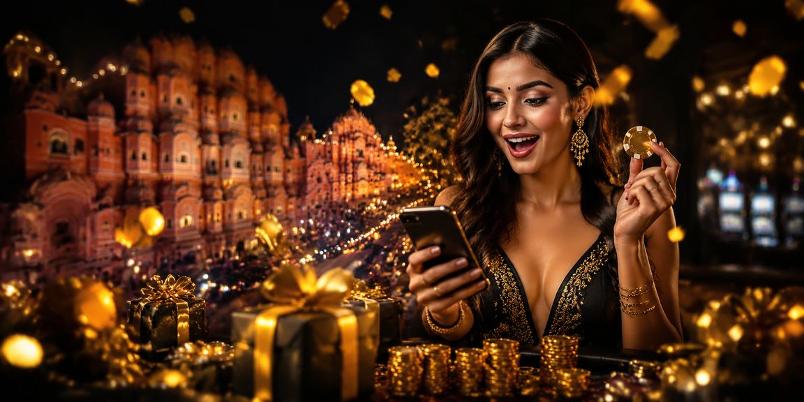 Mobile casino gaming on Jaipur Indian player's device